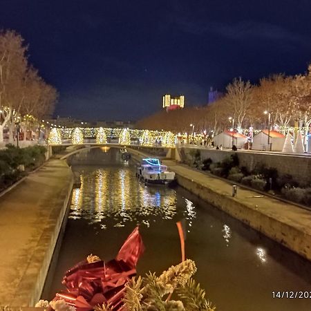 Entre Ville Et Canal, Calme Et Central - Gare A 700 M Narbonne Buitenkant foto